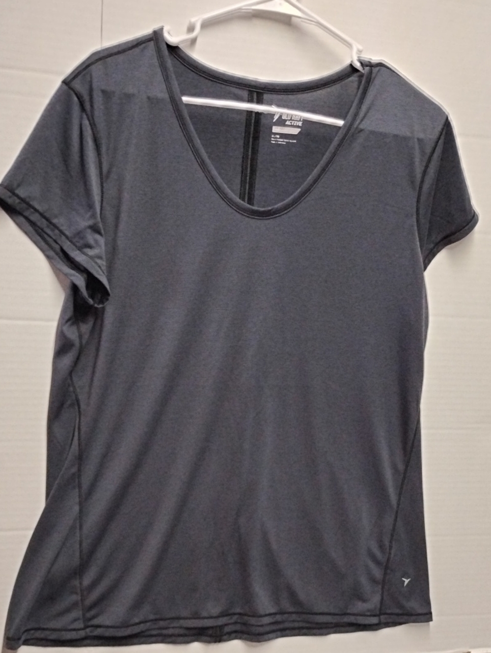 Old Navy Active Women's Short-Sleeve Active Tee in Dark Gray XL